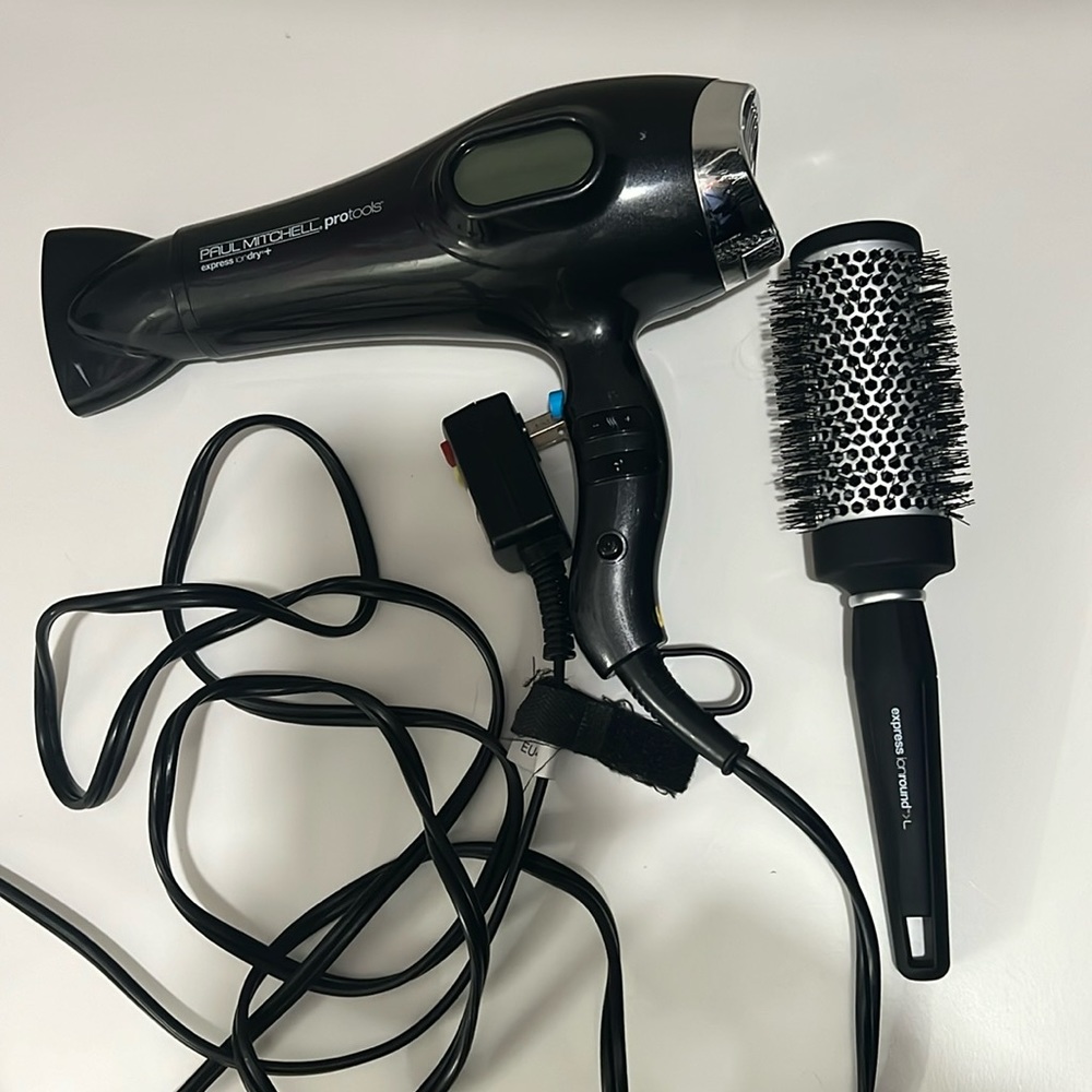 Paul Mitchell Express Ion Dry+ Hair Dryer, Multiple Heat Settings, Salon level